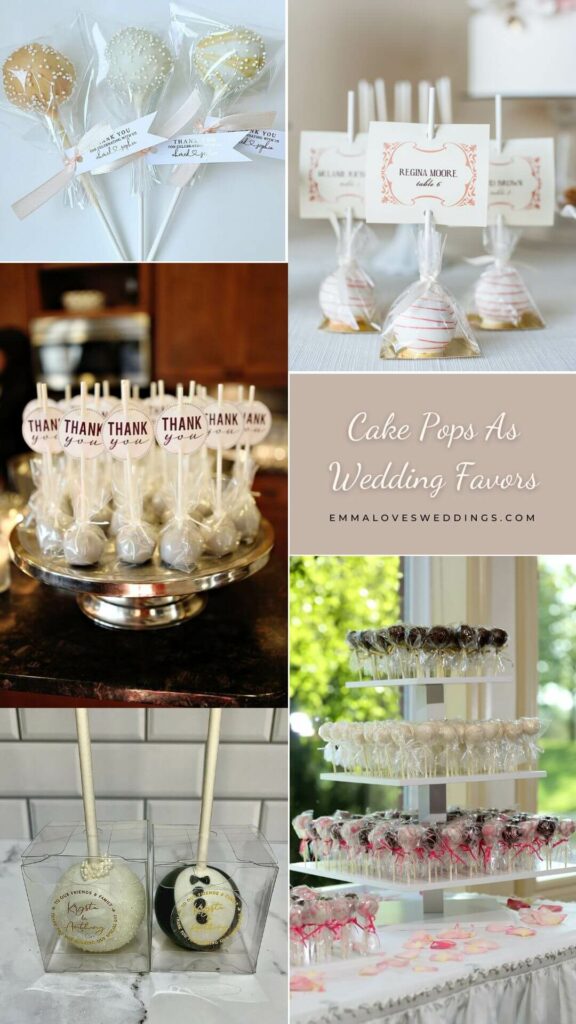 Cake Pops As Wedding Favors Ideas