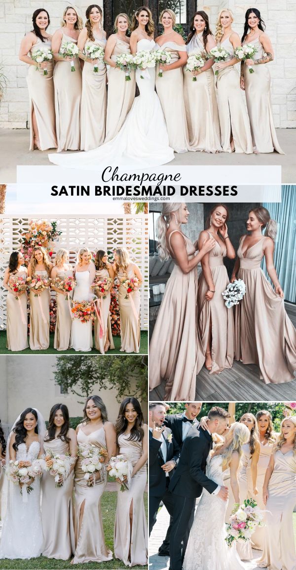 25+ Best Champagne Bridesmaid Dresses For 2023