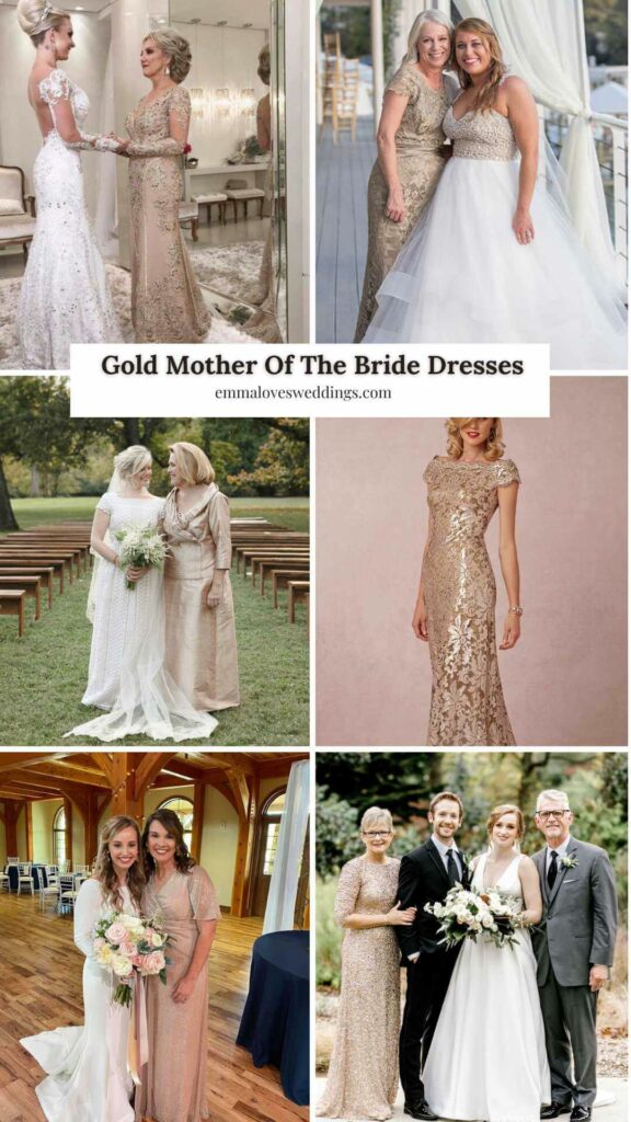 Gold Mother Of The Bride Dresses Ideas