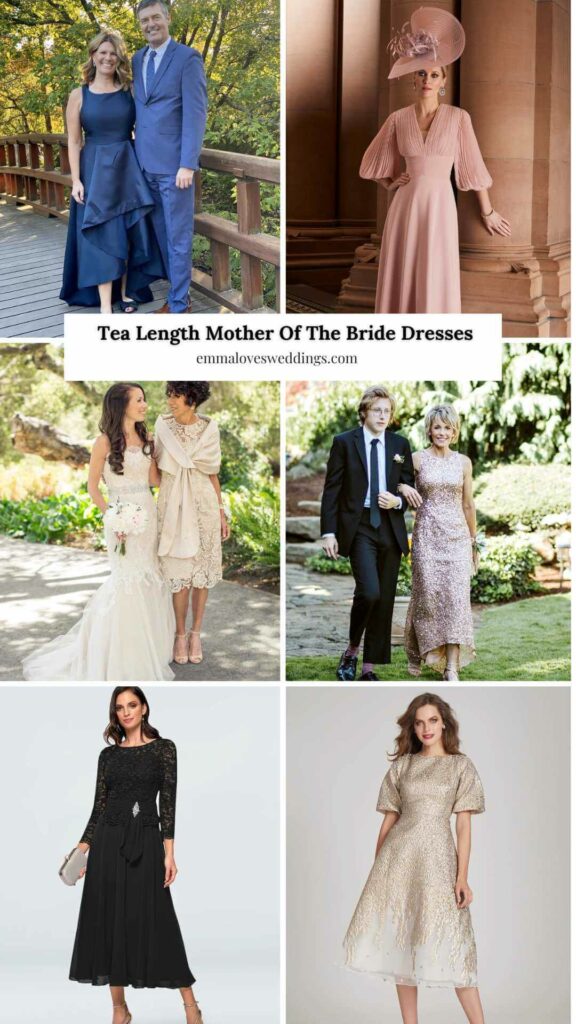 Tea length Mother of the Bride Dresses Ideas