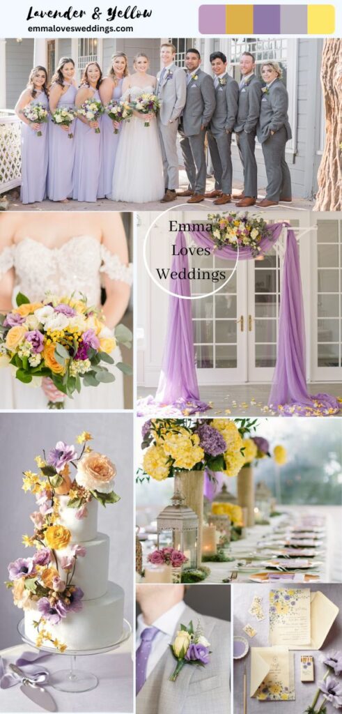The combination of lavender & yellow will bring the glam factor to your lovely May day.