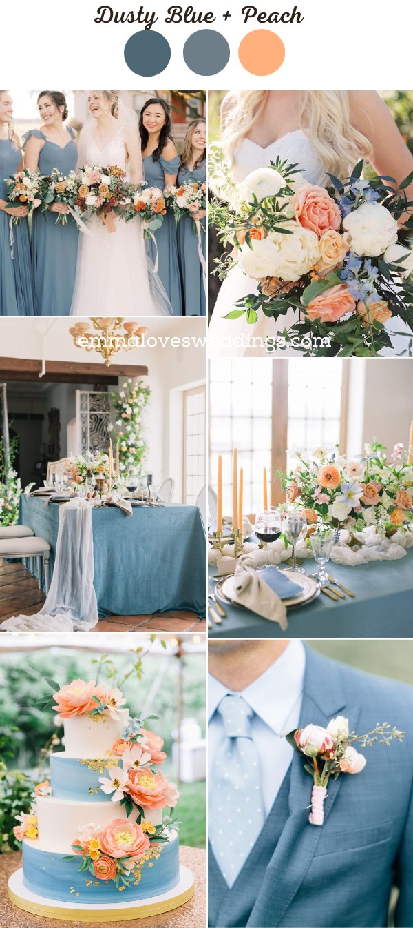 Top 15+ Dusty Blue Wedding Color Ideas for 2024 Brides