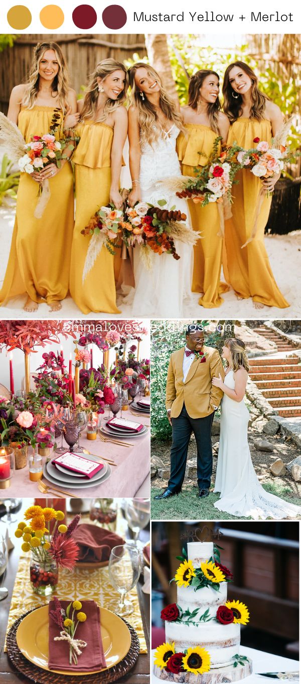 13 Best November Wedding Colors Ideas 2023 Fall