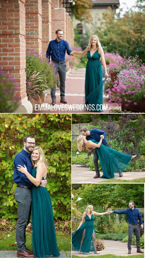 The magic of your love will shine through in these brightly colored engagement photo dresses