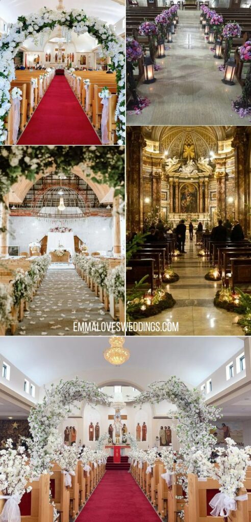 18 Church Wedding Decoration Ideas: Ways to Bedeck a Church