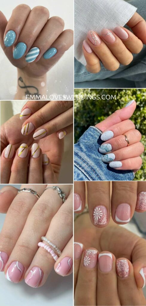 short classy wedding nails ideas