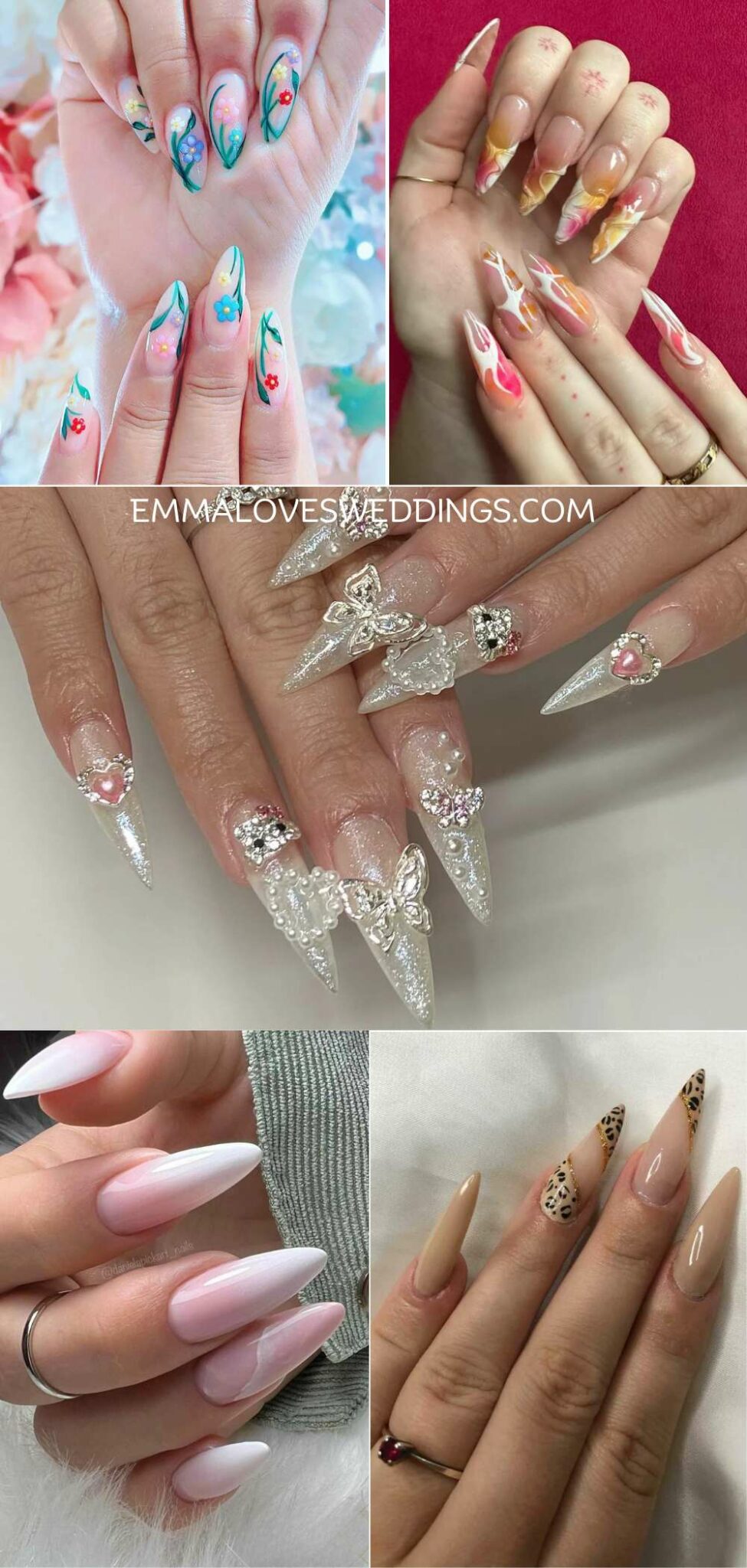 100+ Classy Wedding Nails Ideas For Your Special Day