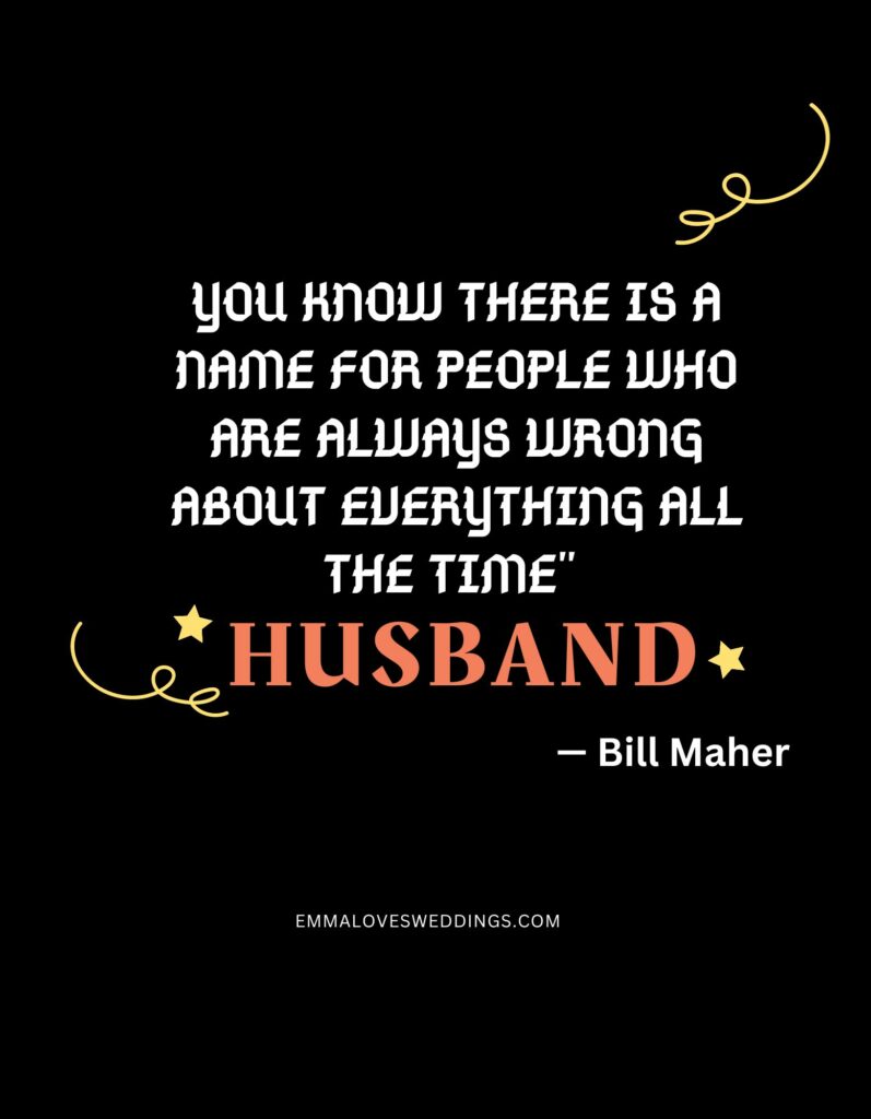 funny wedding quotes about husband