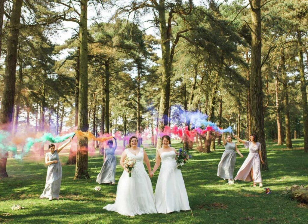 LGBT forest wedding shoot ideas