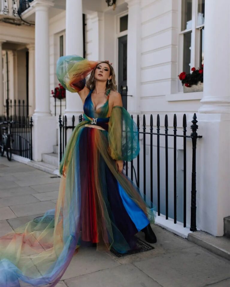 25 Best Rainbow Wedding Dresses That Are Perfect for Any Bride