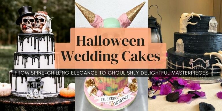 Halloween wedding cakes ideas