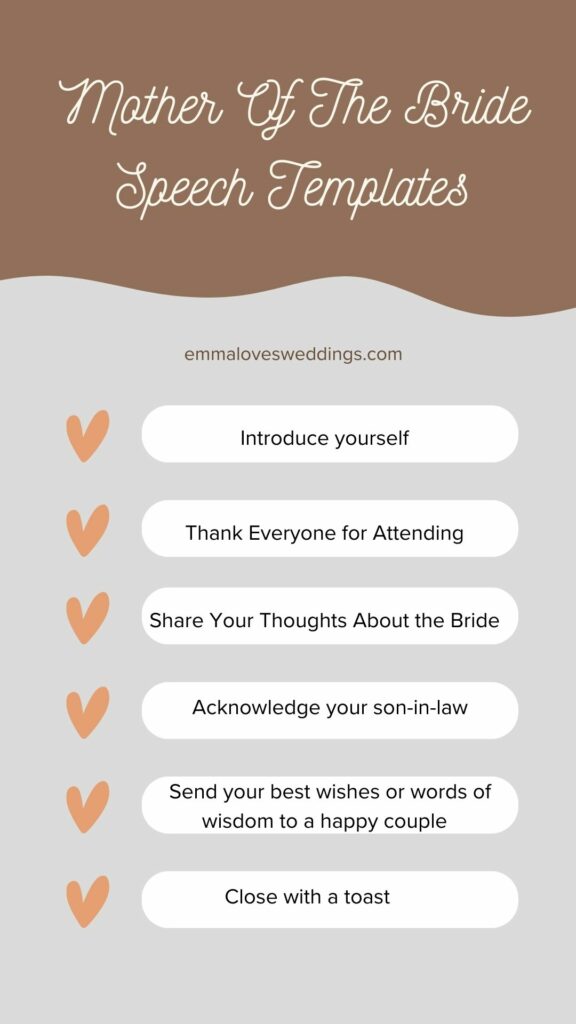 mother of the bride speech templates