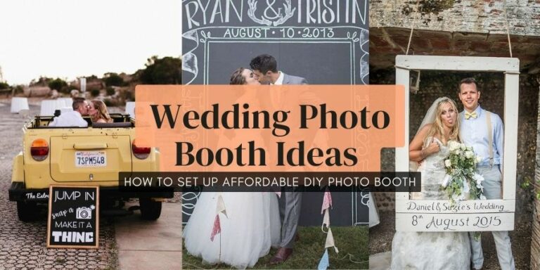 wedding photo booth ideas on budget