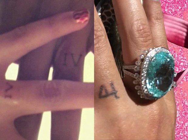 Beyonce altered the ‘IV tattoo she got on her ring finger to match her husband Jay Z
