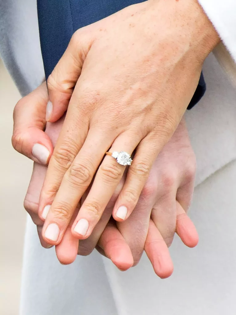 Meghan Markle three stone Engagement ring