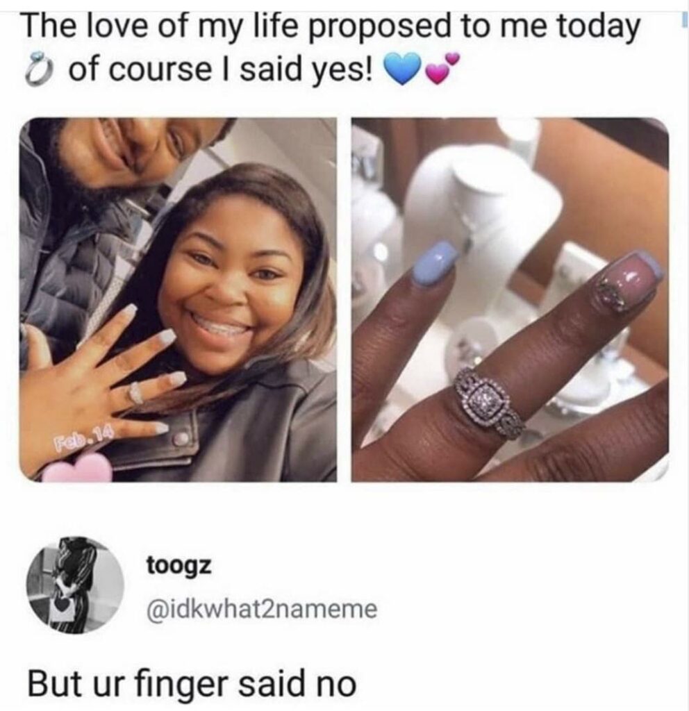 When the heart says yes but the finger protests
