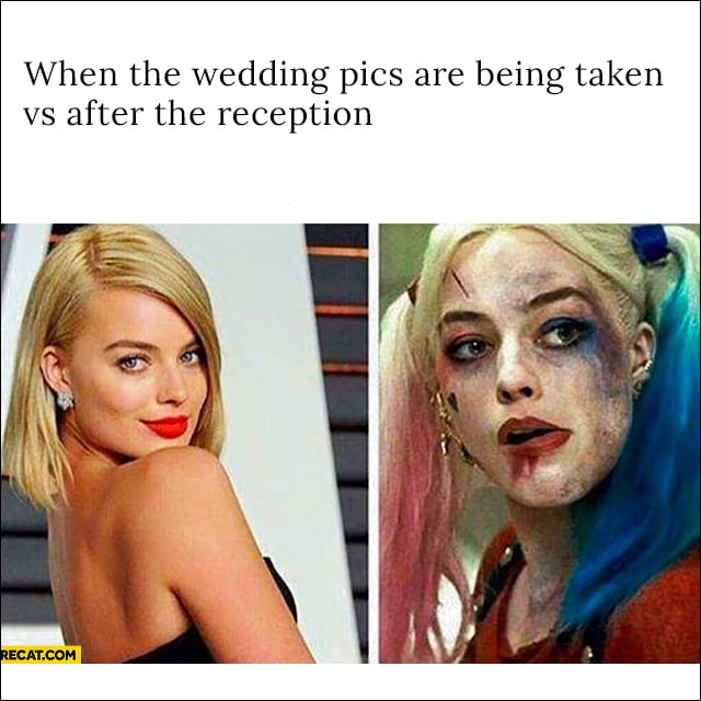 from elegant to party mood wedding memes