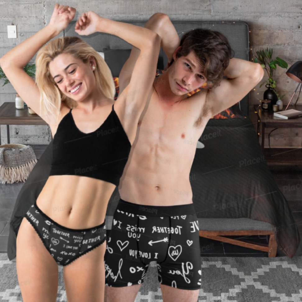 love notes matching underwear for couples