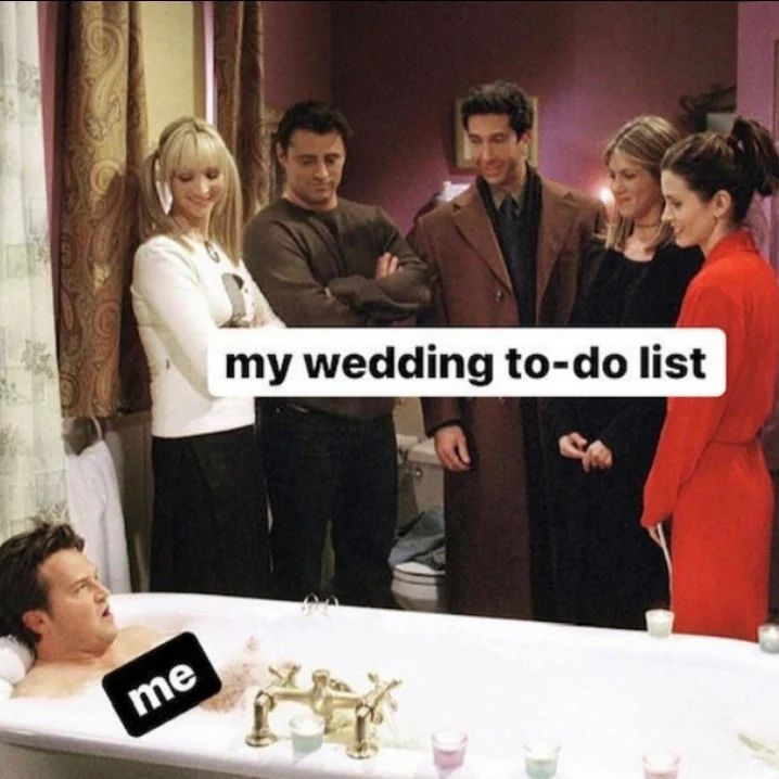 wedding to do list memes