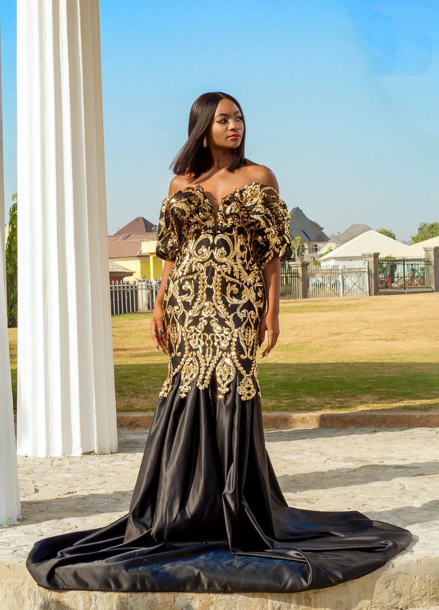 Top 32 Black And Gold Wedding Dresses For 2024