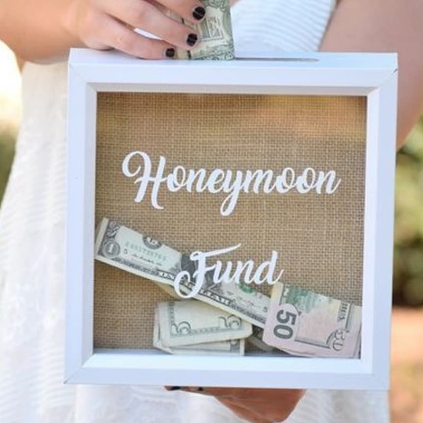 Honeymoon fund for your dream wedding