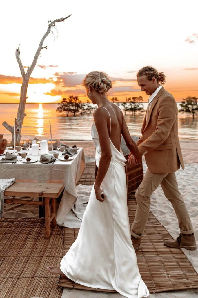 Include attire guidelines for outdoor or the beach weddings in your invitation