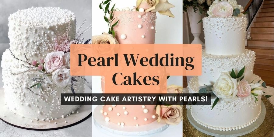 pearl wedding cakes