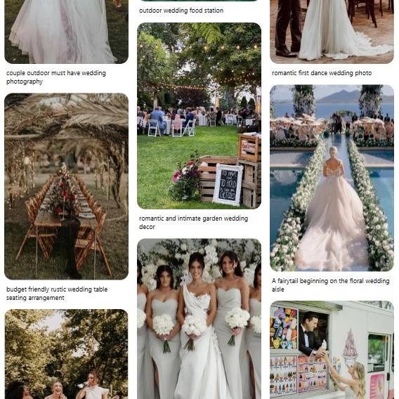 Follow emma loves weddings on Pinterest